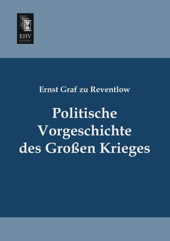 Politische Vorgeschichte des Großen Krieges