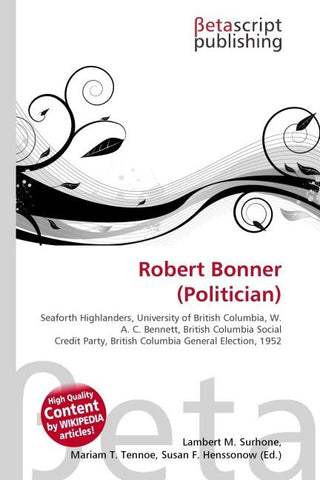Robert Bonner (Politician)