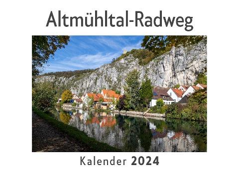 Altmühltal-Radweg (Wandkalender 2024, Kalender DIN A4 quer, Monatskalender im Querformat mit Kalendarium, Das perfekte Geschenk)