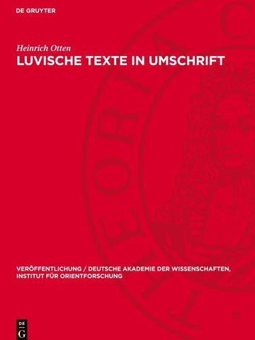Luvische Texte in Umschrift