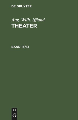 Theater. Band 13/14