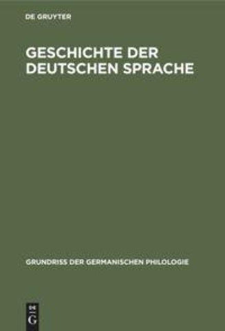 Geschichte der deutschen Sprache