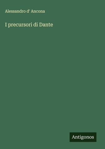 I precursori di Dante