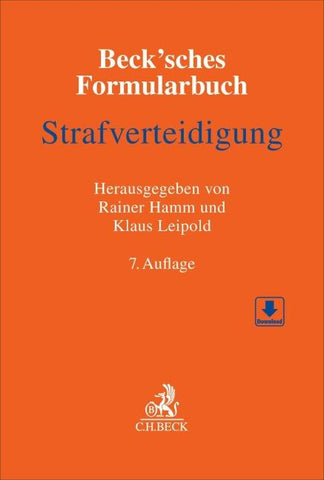 Beck'sches Formularbuch Strafverteidigung