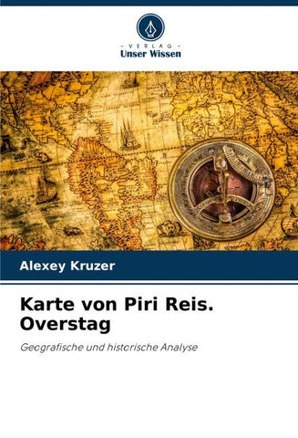 Karte von Piri Reis. Overstag