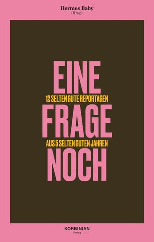 Eine Frage noch