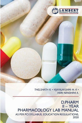 D.PHARM II - YEAR PHARMACOLOGY LAB MANUAL