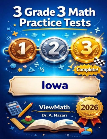 3 Iowa ISASP Grade 3 Math Practice Tests
