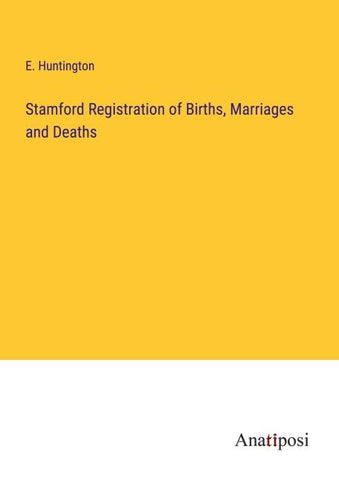 Stamford Registration of Births, Marriages and Deaths