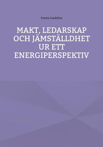 Makt, ledarskap och jämställdhet ur ett energiperspektiv