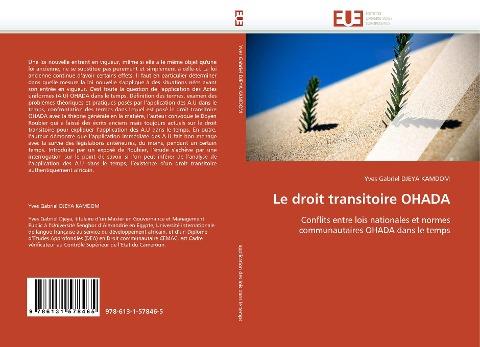 Le droit transitoire OHADA
