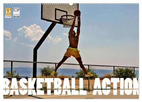 Basketball Action (Wandkalender 2026 DIN A2 quer), CALVENDO Monatskalender