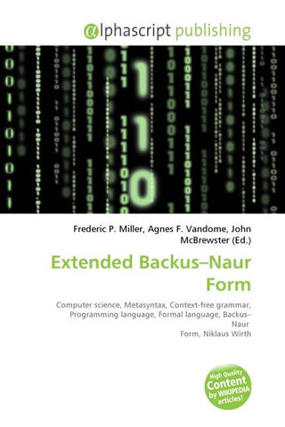 Extended Backus-Naur Form