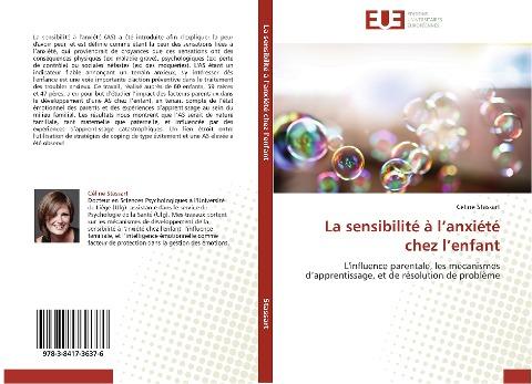 La sensibilité à l'anxiété chez l'enfant