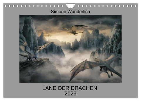 Land der Drachen (Wandkalender 2026 DIN A4 quer), CALVENDO Monatskalender
