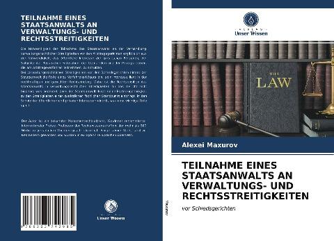 TEILNAHME EINES STAATSANWALTS AN VERWALTUNGS- UND RECHTSSTREITIGKEITEN