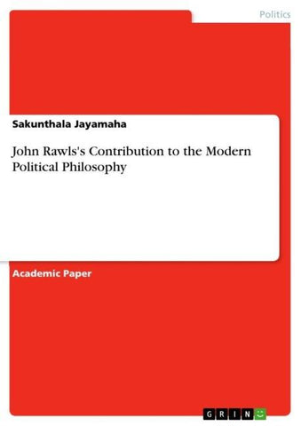 John Rawls's Contribution to the Modern Political Philosophy