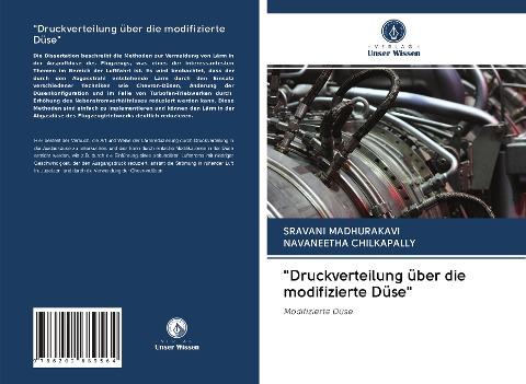 "Druckverteilung über die modifizierte Düse"