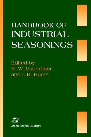 Handbook Industrial Seasonings