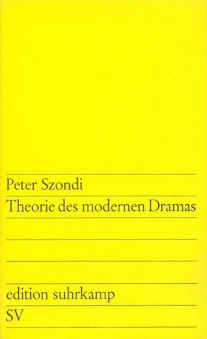 Theorie des modernen Dramas