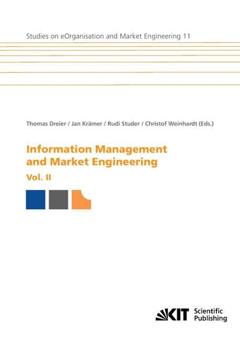 Information management and market engineering, Vol. II
