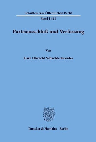 Parteiausschluß und Verfassung.