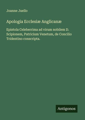 Apologia Ecclesiæ Anglicanæ