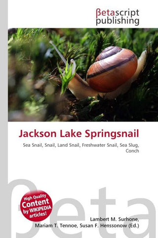 Jackson Lake Springsnail