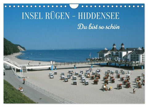 INSEL RÜGEN - HIDDENSEE. Du bist so schön. (Wandkalender 2026 DIN A4 quer), CALVENDO Monatskalender
