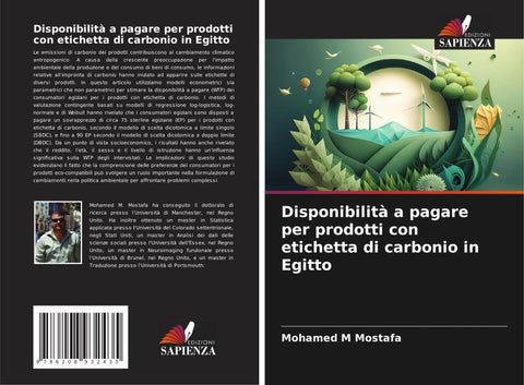Disponibilità a pagare per prodotti con etichetta di carbonio in Egitto