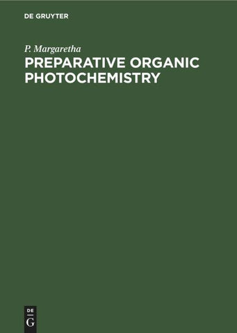Preparative Organic Photochemistry