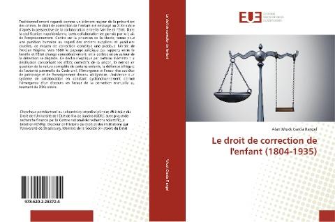 Le droit de correction de l'enfant (1804-1935)
