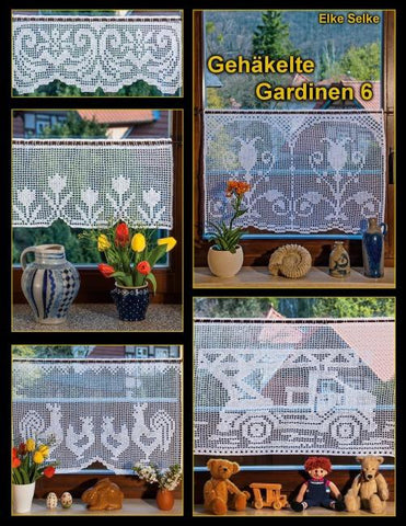 Gehäkelte Gardinen 6