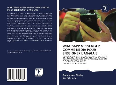 WHATSAPP MESSENGER COMME MÉDIA POUR ENSEIGNER L'ANGLAIS