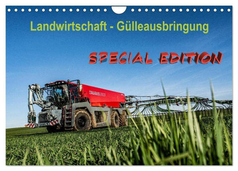 Landwirtschaft - Gülleausbringung (Wandkalender 2026 DIN A4 quer), CALVENDO Monatskalender