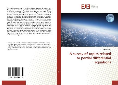 A survey of topics related to partial differential equations