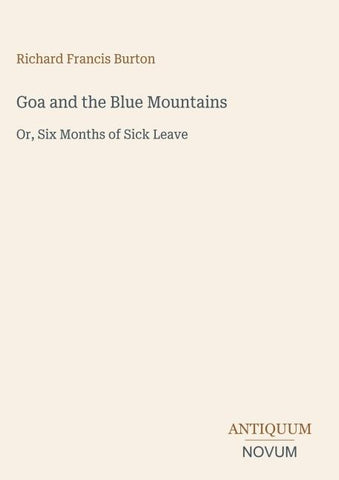 Goa and the Blue Mountains