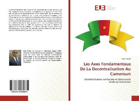 Les Axes Fondamentaux De La Decentralisation Au Cameroun