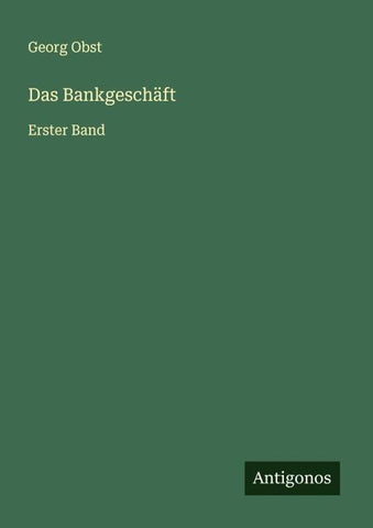 Das Bankgeschäft