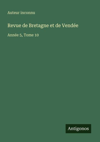 Revue de Bretagne et de Vendée