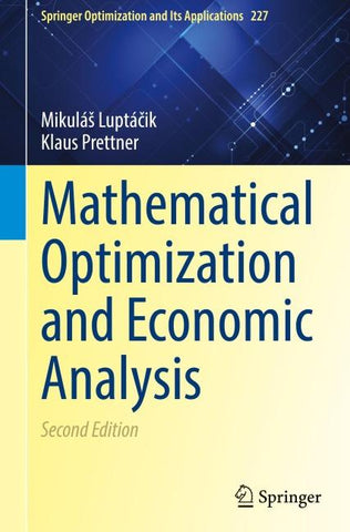 Mathematical Optimization and Economic Analysis