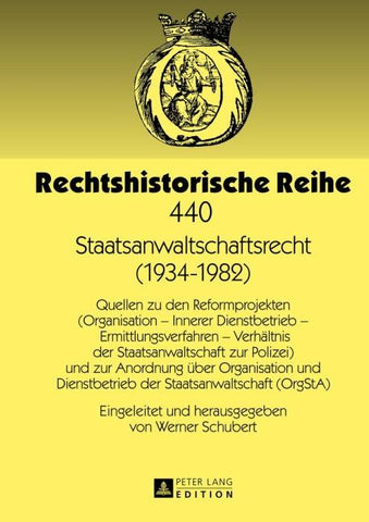 Staatsanwaltschaftsrecht (1934-1982)