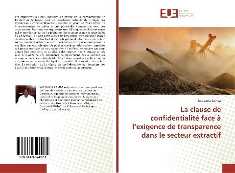 La clause de confidentialité face à l'exigence de transparence dans le secteur extractif