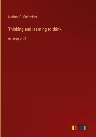 Thinking and learning to think