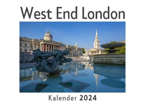 West End London (Wandkalender 2024, Kalender DIN A4 quer, Monatskalender im Querformat mit Kalendarium, Das perfekte Geschenk)