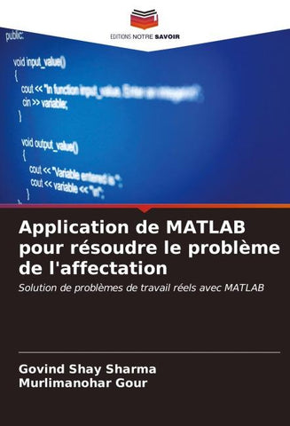 Application de MATLAB pour résoudre le problème de l'affectation