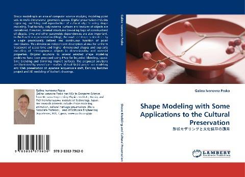 Shape Modeling with Some Applications to the Cultural Preservation