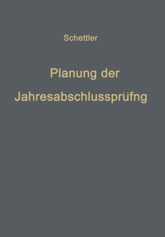 Planung der Jahresabschlußprüfung