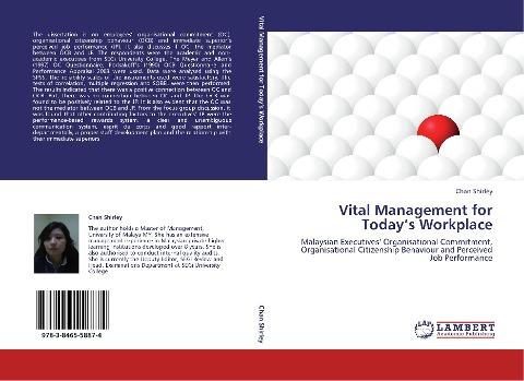 Vital Management for Today's Workplace