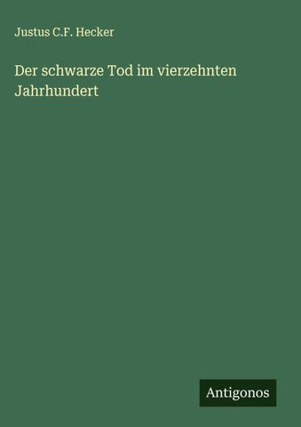 Der schwarze Tod im vierzehnten Jahrhundert